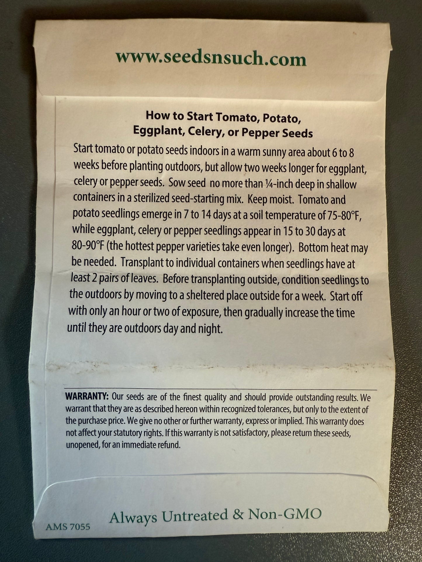 Chocolate Pear Tomato Start