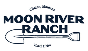 The logo for Moon River Ranch, a CSA project in Clinton Montana